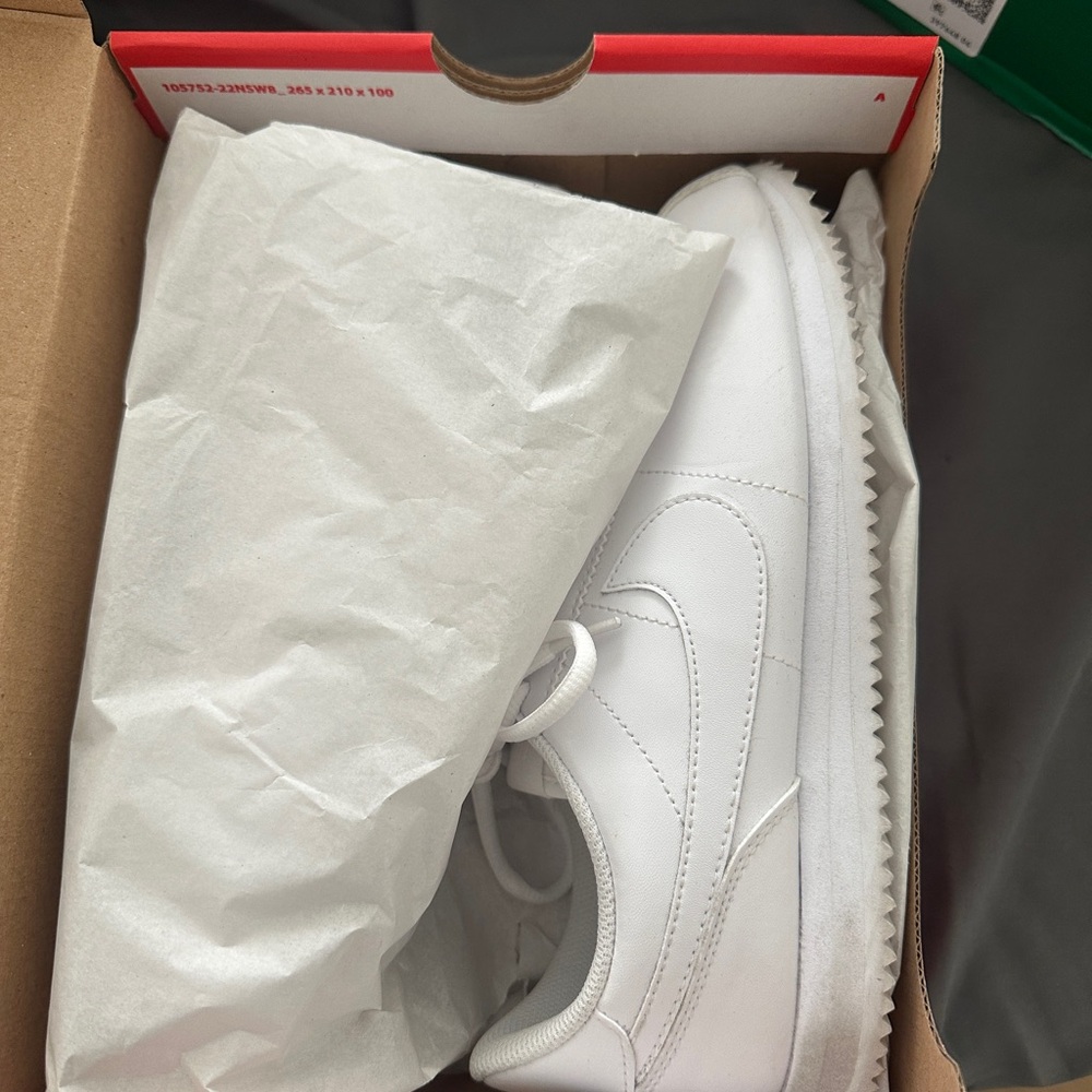 White Nike Cortez